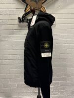 Stone Island 44134 zip-front hooded jacket in black. 

Large / 22.5” p2p - Image 8
