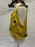 Taylon P Mixed Utility Vest in golden nugget - Fivefinger