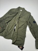 C.P. COMPANY 240A NYCRA BLAZER JACKET IN GREEN. - Image 2