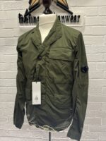 C.P. COMPANY 240A NYCRA BLAZER JACKET IN GREEN. - Image 5