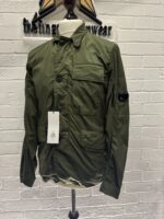 C.P. COMPANY 240A NYCRA BLAZER JACKET IN GREEN. - Image 8