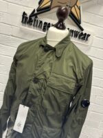 C.P. COMPANY 240A NYCRA BLAZER JACKET IN GREEN. - Image 4