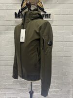CP Company C.P. Shell-R fleece lined Jacket in green - Image 3