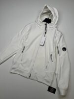 CP Company C.P. Shell-R fleece lined Jacket in White