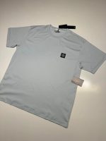Stone Island 24113 Short sleeve T-Shirt mercerised cotton jersey  - sky blue
