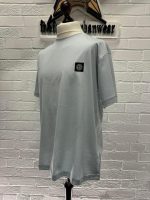 Stone Island 24113 Short sleeve T-Shirt mercerised cotton jersey  - sky blue - Image 6