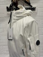 CP Company C.P. Shell-R fleece lined Jacket in White - Image 8