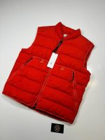 CP COMPANY 030A ECO CHROME DOWN GILET VEST IN RED