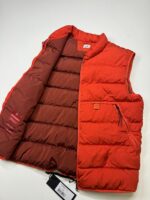 CP COMPANY 030A ECO CHROME DOWN GILET VEST IN RED - Image 3