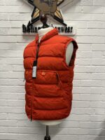 CP COMPANY 030A ECO CHROME DOWN GILET VEST IN RED - Image 10