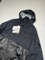 Cp Company 162A Gore-Tex Infinium Windstopper Lens long Jacket in Black - Image 3