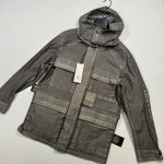 C.P. COMPANY 200A METROPOLIS SERIES CO-TED HOODED JACKET IN MOSS