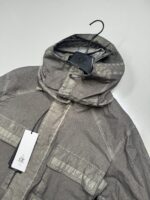 C.P. COMPANY 200A METROPOLIS SERIES CO-TED HOODED JACKET IN MOSS - Image 3