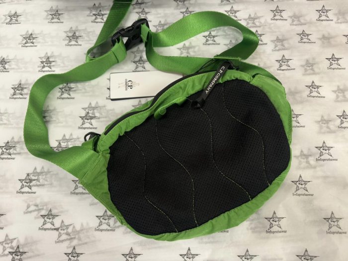 Cp Company cross bag in nylon B.  Colour - Classic Green - Image 2