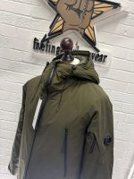 C.P. COMPANY Pro-Tek Hooded Primaloft Padded Jacket in Green - Image 9