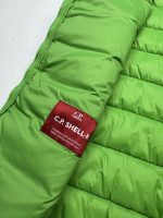 C.P. COMPANY SHELL-R MIXED GOGGLE VEST IN CLASSIC GREEN. - Image 7