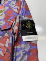 Stone Island Q02E1 S.I. HERITAGE CAMO RIPSTOP NYLON WATRO BRICK RED HOODED JACKET. Large / 23” P2P - Image 2