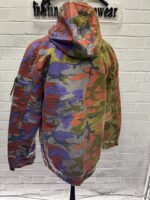 Stone Island Q02E1 S.I. HERITAGE CAMO RIPSTOP NYLON WATRO BRICK RED HOODED JACKET. Large / 23” P2P - Image 10
