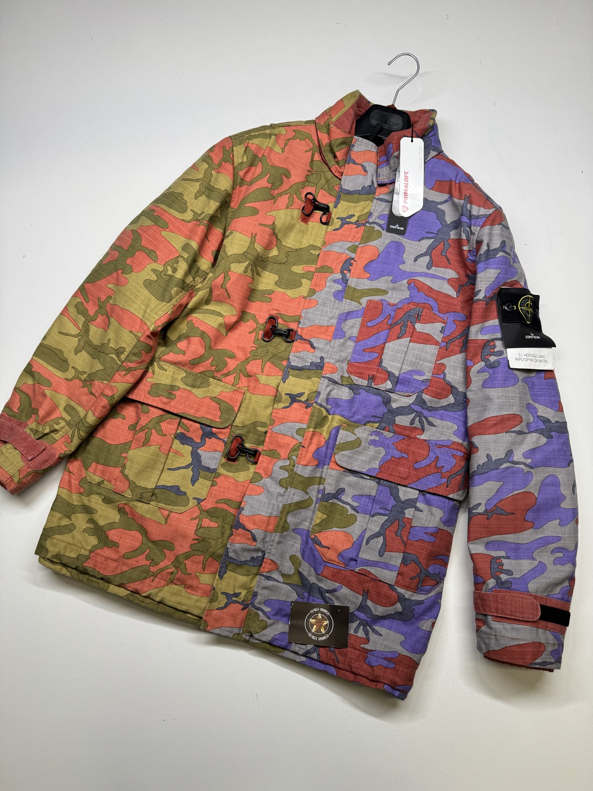 ジャケット・アウター Stone  Heritage Camo Nylon Jacket Stone Island - Stone Island _ Autumn Winter '022'023 bit.ly