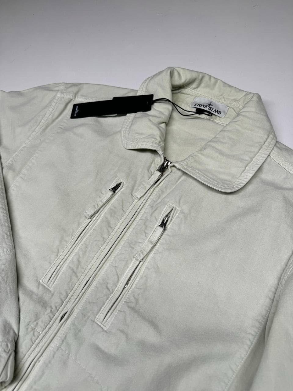 Stone Island 431T1 PANAMA TINTO TERRA PISTACHIO JACKET. Large