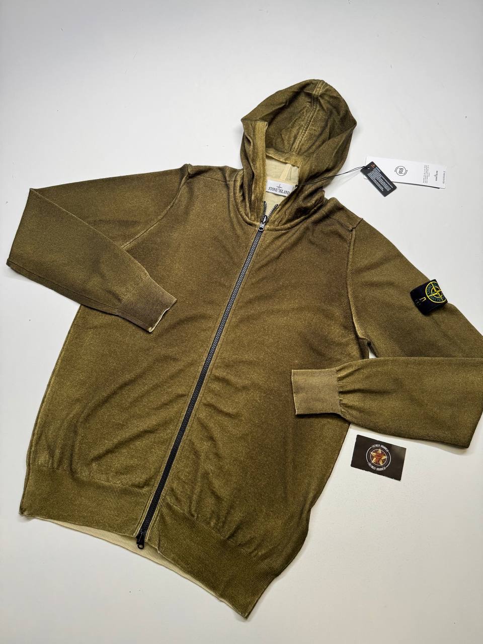Stone Island 572A8 Fast Dye + Air Brush Reversible Hooded