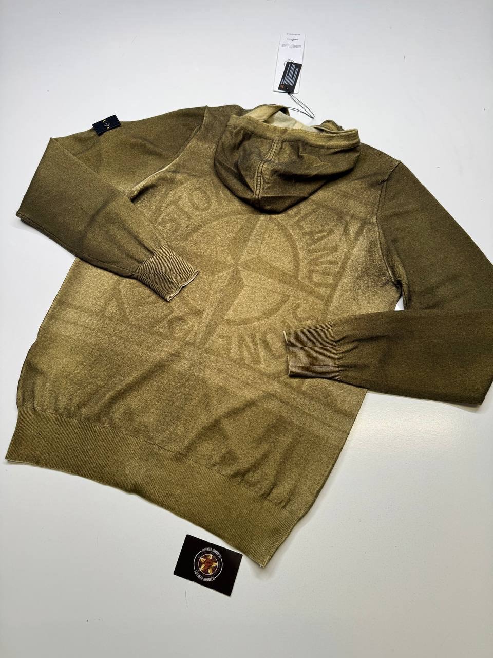 Stone Island 572A8 Fast Dye + Air Brush Reversible Hooded