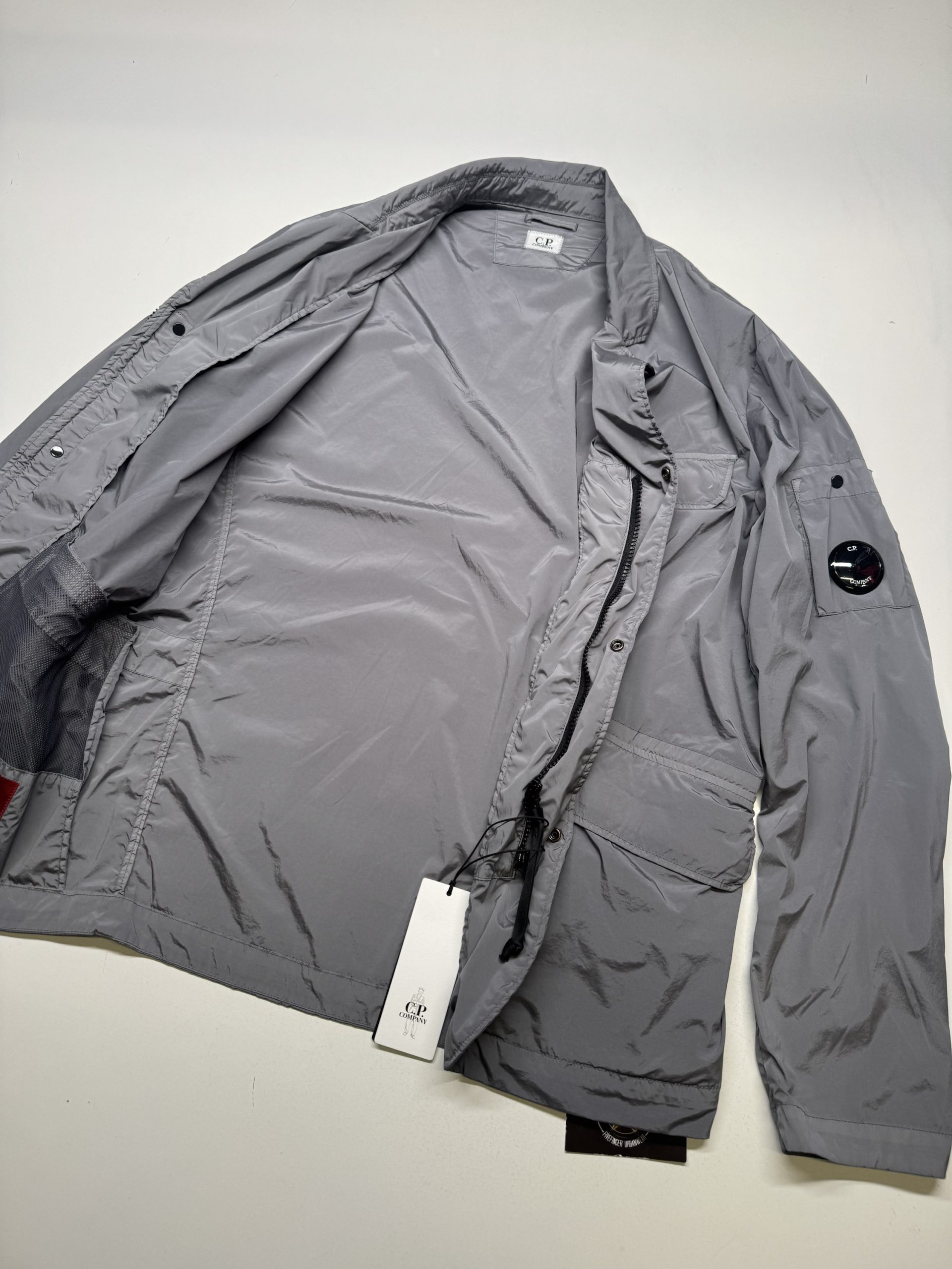 C.P. COMPANY NYCRA - R BLAZER JACKET IN GREY Eu 50 Large / p2p 23
