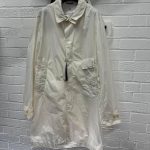 Cp Company 175A Metropolis memri Long Jacket in White