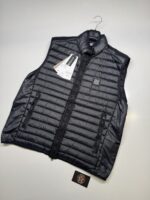 STONE ISLAND G0224 PACKABLE_LOOM WOVEN CHAMBERS R-NYLON DOWN-TC VEST IN BLACK