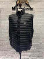 STONE ISLAND G0224 PACKABLE_LOOM WOVEN CHAMBERS R-NYLON DOWN-TC VEST IN BLACK - Image 5