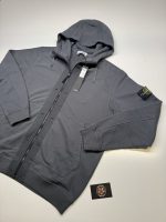 Stone Island 60477 Full-zipper hooded sweatshirt in brushed cotton fleece - Grey -XXL / 26.5” P2P - Image 3