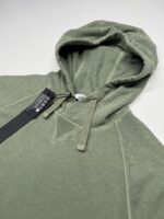 STONE ISLAND 62160 MALFILE' FLEECE_ GARMENT DYED 'OLD' EFFECT: Hooded sweatshirt in malfilé fleece. 

Large / P2P 22.5” - Image 3