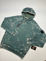 STONE ISLAND 61338 COTTON FLEECE + OFF-DYE OVD TREATMENT HOODED SWEATSHIRT. 

Size. Large 23.5”” p2p - Image 6