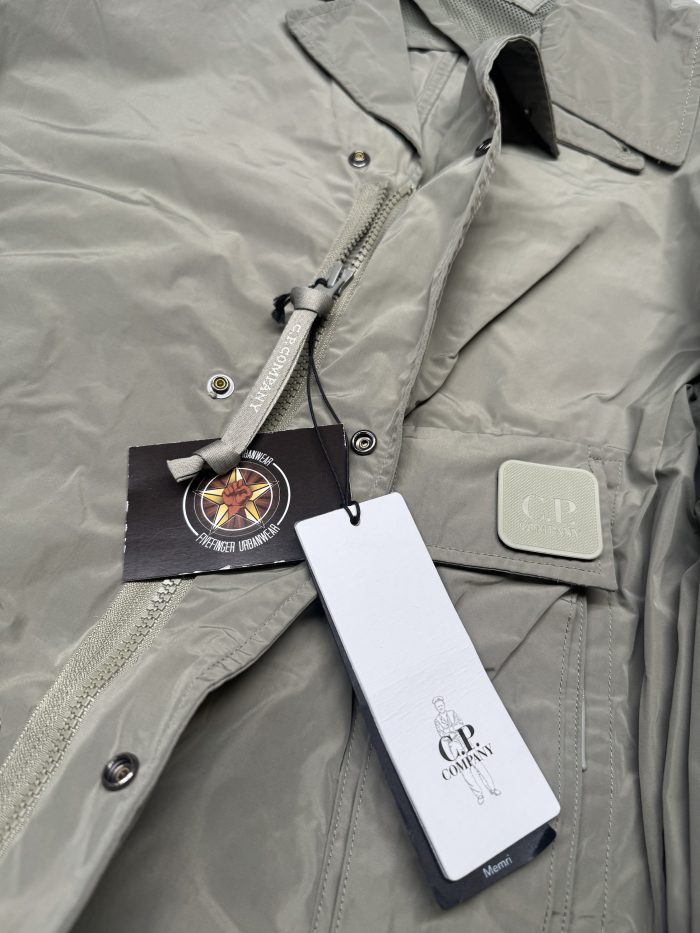 Cp Company 175A Metropolis memri Long Jacket in Seneca Rock. - Image 5