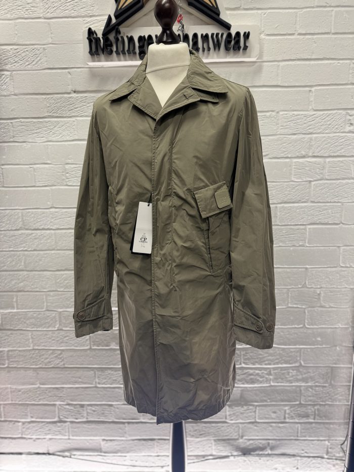 Cp Company 175A Metropolis memri Long Jacket in Seneca Rock. - Image 8