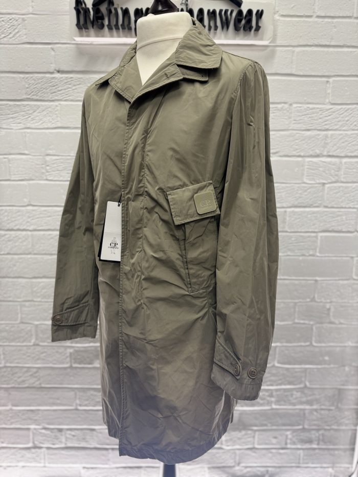 Cp Company 175A Metropolis memri Long Jacket in Seneca Rock. - Image 10