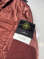 STONE ISLAND 43521 NYLON RASO QUILTED-TC  FIELD JACKET IN ROUGE  -  Large / 25.5” p2p - Image 2