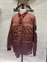 STONE ISLAND 43521 NYLON RASO QUILTED-TC  FIELD JACKET IN ROUGE  -  Large / 25.5” p2p - Image 7