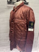 STONE ISLAND 43521 NYLON RASO QUILTED-TC  FIELD JACKET IN ROUGE  -  Large / 25.5” p2p - Image 10