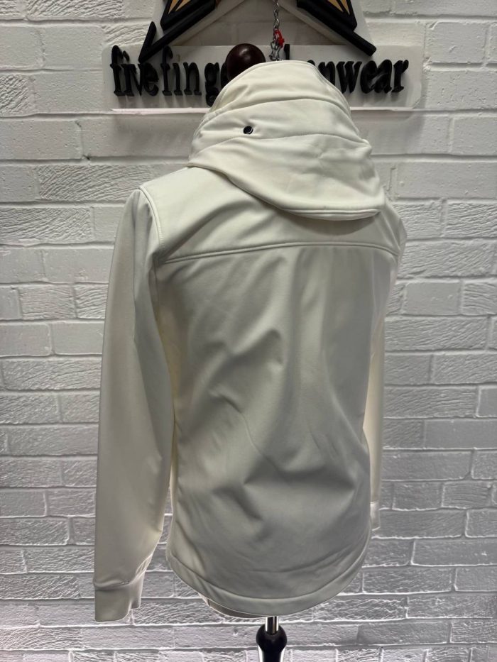 CP Company C.P. Shell-R fleece lined Jacket in White - Image 7
