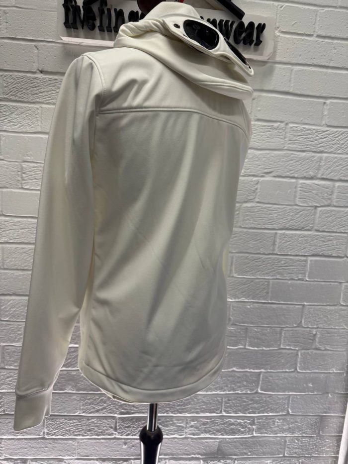 CP Company C.P. Shell-R fleece lined Jacket in White - Image 11