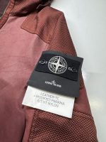 Stone Island LEATHER-TC MODIFIED PANAMA 6/3 HT NYLON hooded Leather Jacket -   Large / 24.5” P2P - Image 8