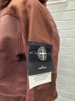 Stone Island LEATHER-TC MODIFIED PANAMA 6/3 HT NYLON hooded Leather Jacket -   Large / 24.5” P2P - Image 5