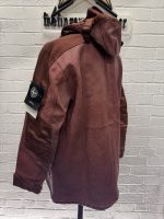 Stone Island LEATHER-TC MODIFIED PANAMA 6/3 HT NYLON hooded Leather Jacket -   Large / 24.5” P2P - Image 12