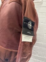 Stone Island LEATHER-TC MODIFIED PANAMA 6/3 HT NYLON hooded Leather Jacket -   Large / 24.5” P2P - Image 14
