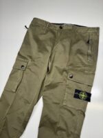 STONE ISLAND 303L1 T.CO+OLD CARGO PANTS IN GREEN   - W38” - Image 4