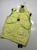 STONE ISLAND G0123 MEMBRANA VEST IN LIGHT GREEN 

Large / P2P 23”