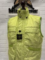 STONE ISLAND G0123 MEMBRANA VEST IN LIGHT GREEN 

Large / P2P 23” - Image 6