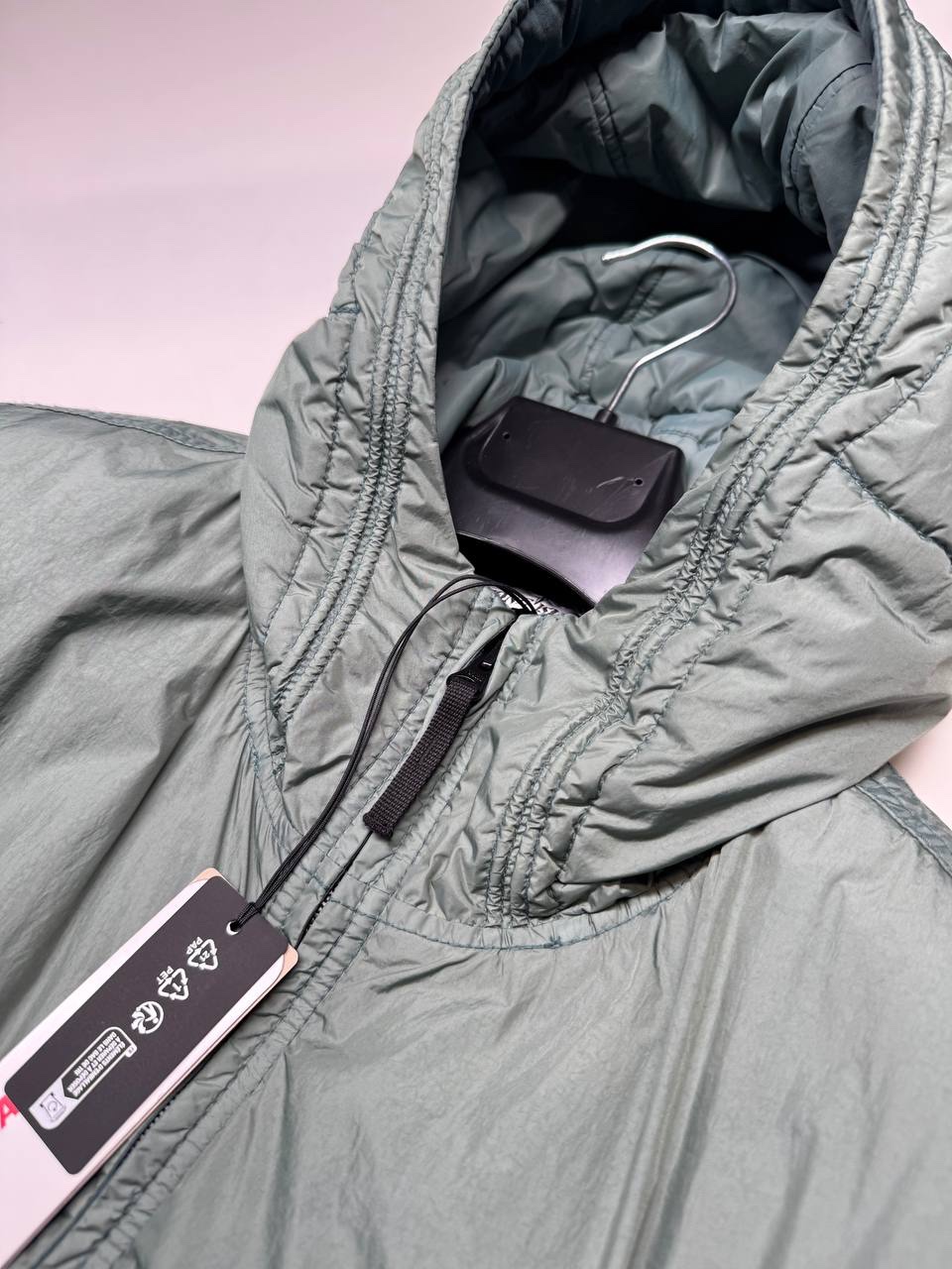 STONE ISLAND 40823 GARMENT DYED CRINKLE REPS RECYCLED NYLON WITH