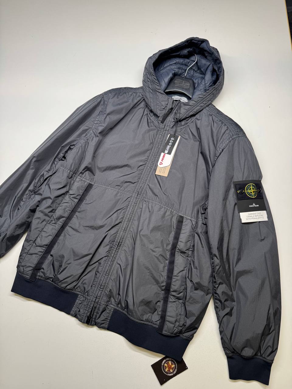 STONE ISLAND 40823 GARMENT DYED CRINKLE REPS RECYCLED NYLON WITH